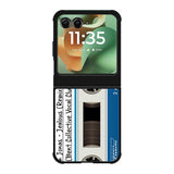 Retro Compact Cassette Tape Motorola Moto RAZR 2025 Case OV8858