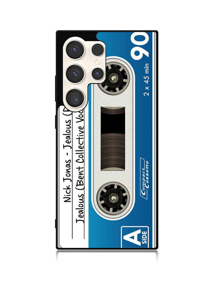 Retro Compact Cassette Tape Samsung Galaxy S25 Ultra 5G Case QC8858