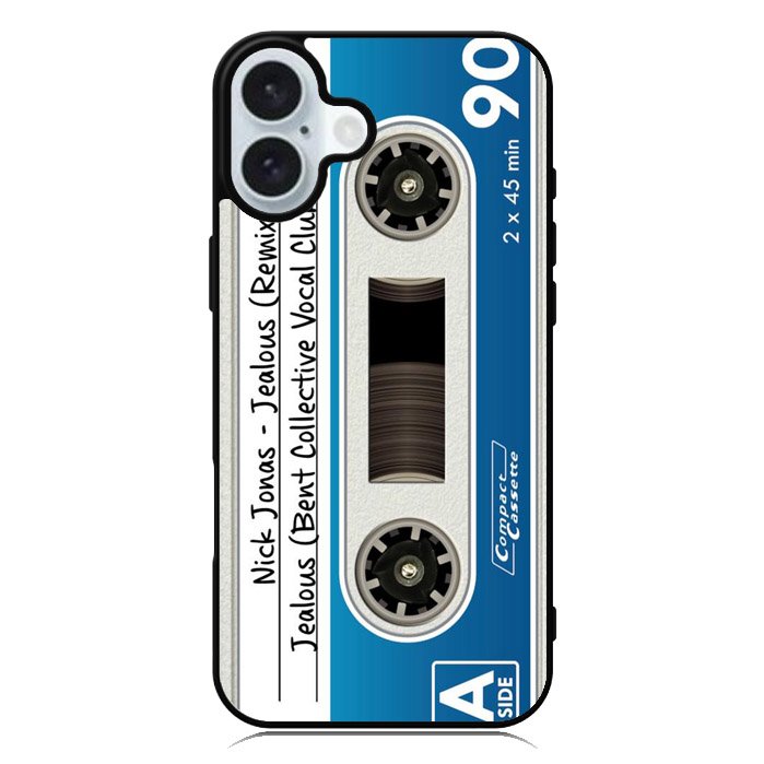 Retro Compact Cassette Tape iPhone 16 Plus Case QC8858