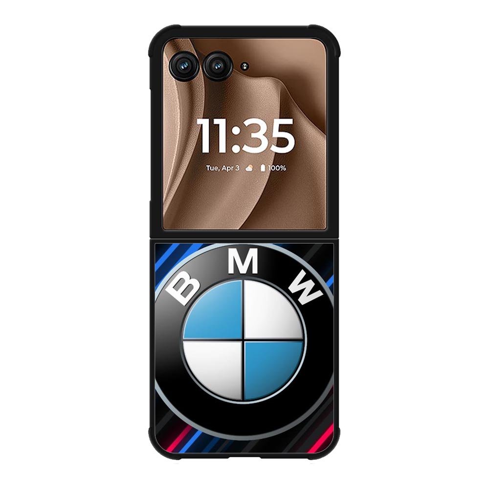 BMW Logo Red Blue Line Motorola Moto RAZR Plus 2025 Case OV11174