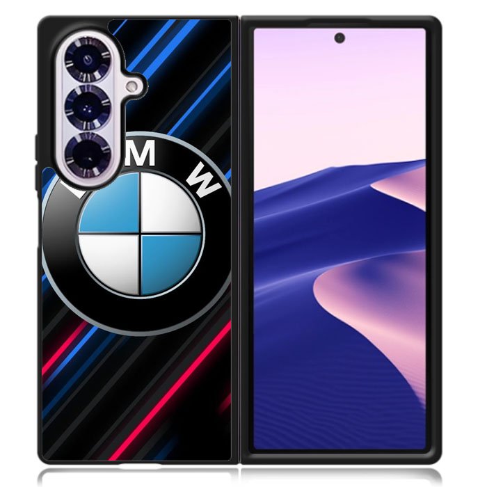 BMW Logo Red Blue Line Samsung Galaxy Z Fold 7 Case OV11174