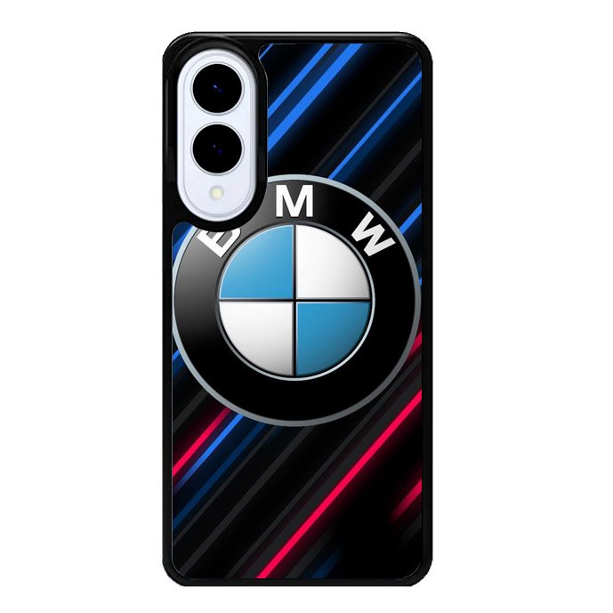 BMW Logo Red Blue Line Samsung Galaxy S25 Edge 5G Case OV11174