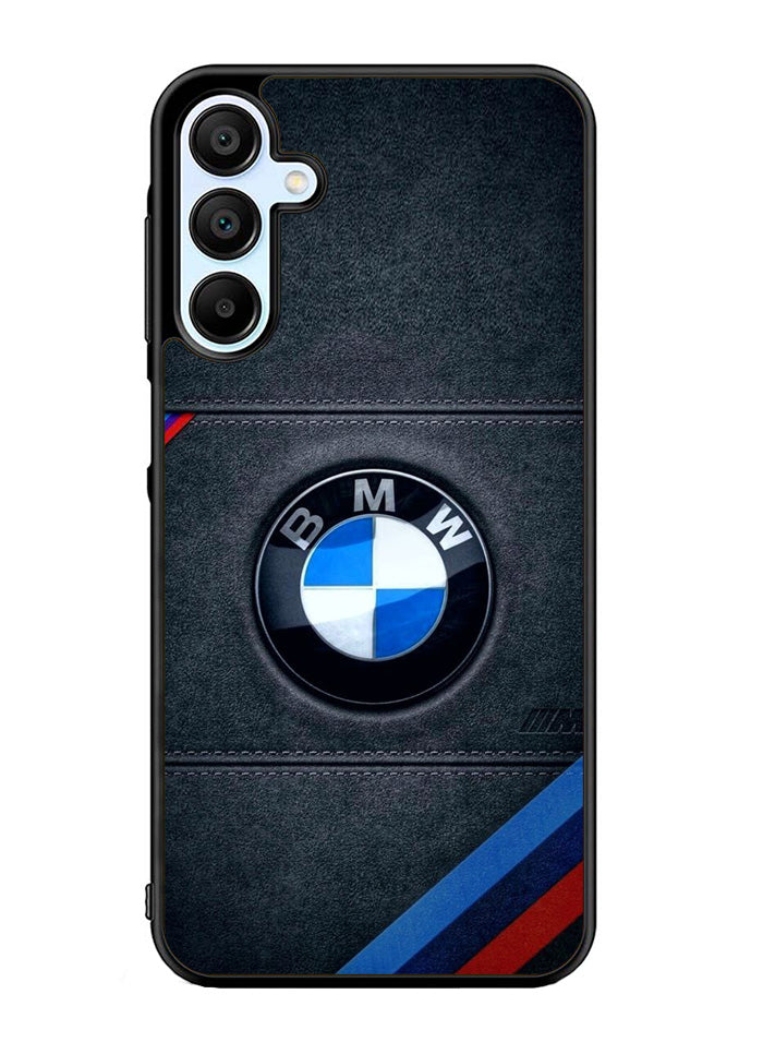 Bmw Logo Leather Samsung Galaxy A15 5G Case