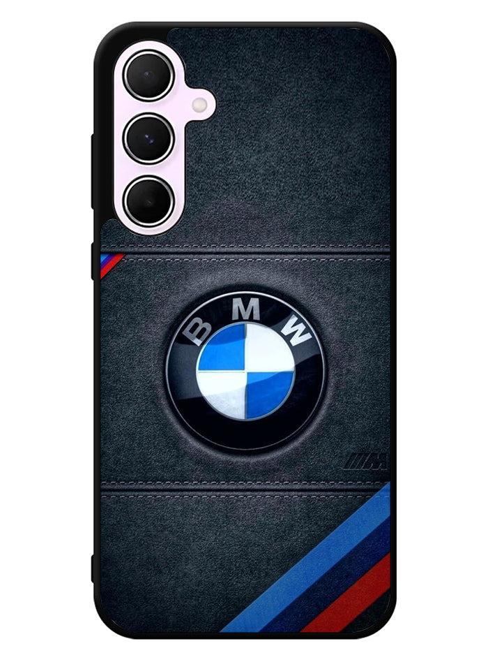 Bmw Logo Leather Samsung Galaxy A55 5G Case