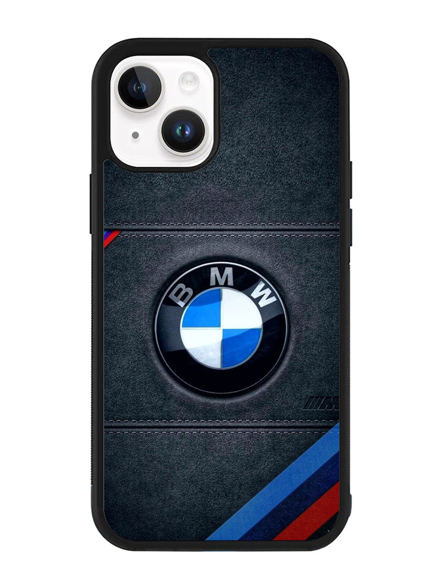 BMW Logo Leather iPhone 15 Plus Case OV11172