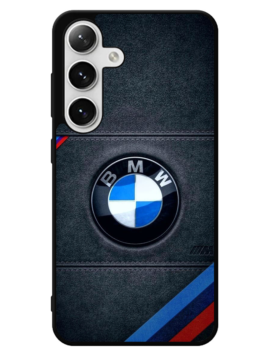 Bmw Logo Leather Samsung Galaxy S24 5G Case