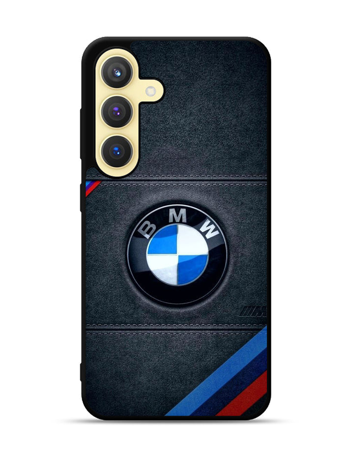 Bmw Logo Leather Samsung Galaxy S24 Plus 5G , Samsung Galaxy S24+ 5G Case