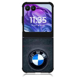 Bmw Logo Leather Motorola Moto Razr Plus 2024 , Moto Razr+ 2024 Case