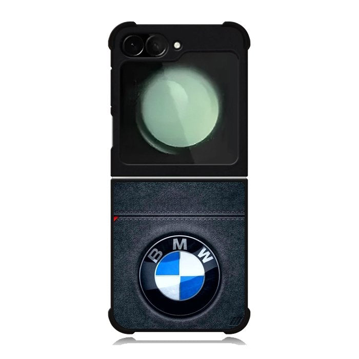 Bmw Logo Leather Samsung Galaxy Z Flip 6 Case