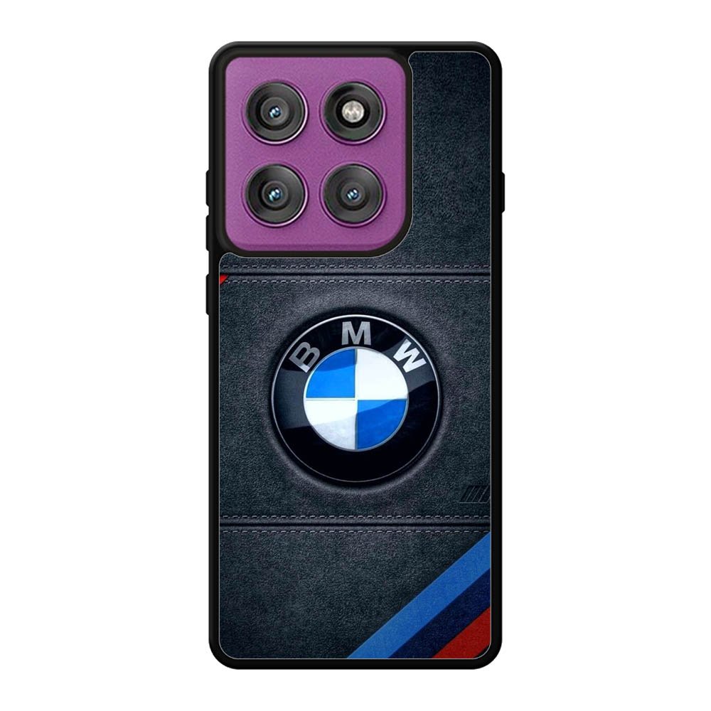 Bmw Logo Leather Motorola Moto Edge 60 Pro Case