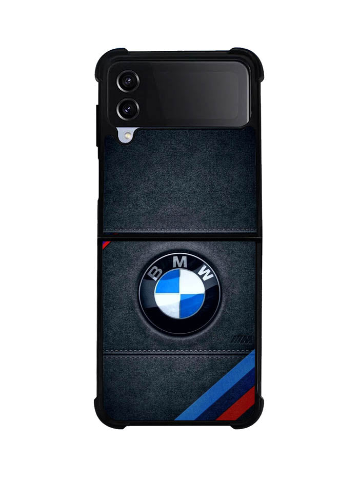 Bmw Logo Leather Samsung Galaxy Z Flip 4 5G 2022 Case