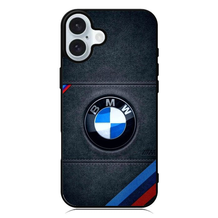 Bmw Logo Leather iPhone 16 Case