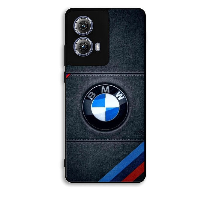 Bmw Logo Leather Motorola Moto Edge 2024 Case OV5110