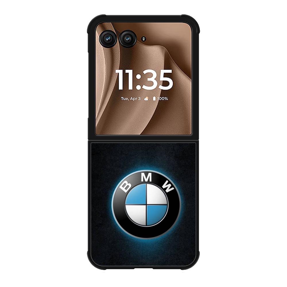 BMW Blue Glow Logo Motorola Moto RAZR Plus 2025 Case OV11164