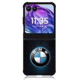 BMW Blue Glow Logo Motorola Moto Razr Plus 2024 , Moto Razr+ 2024 Case OV11164