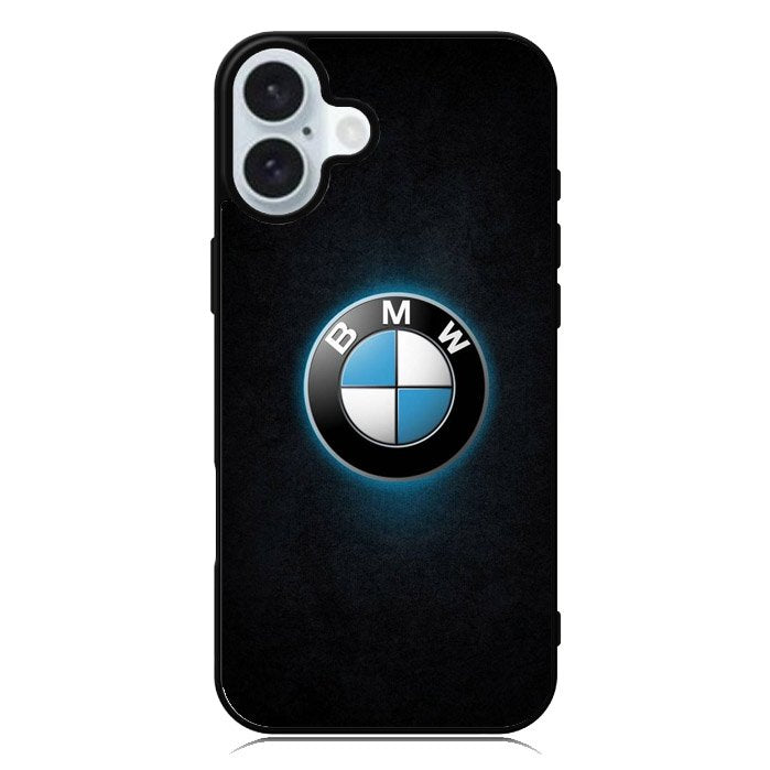 BMW Blue Glow Logo iPhone 16 Case QC11164