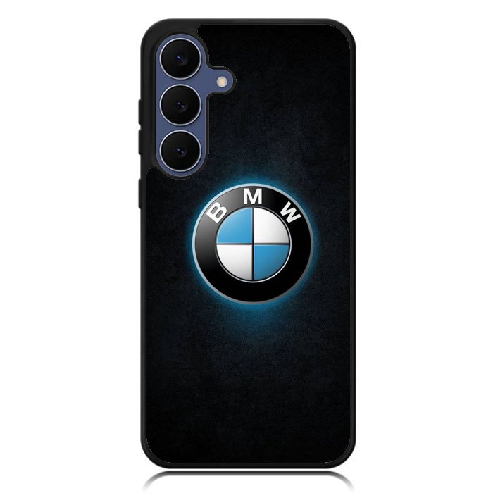 BMW Blue Glow Logo Samsung Galaxy S25 FE Case OV11164