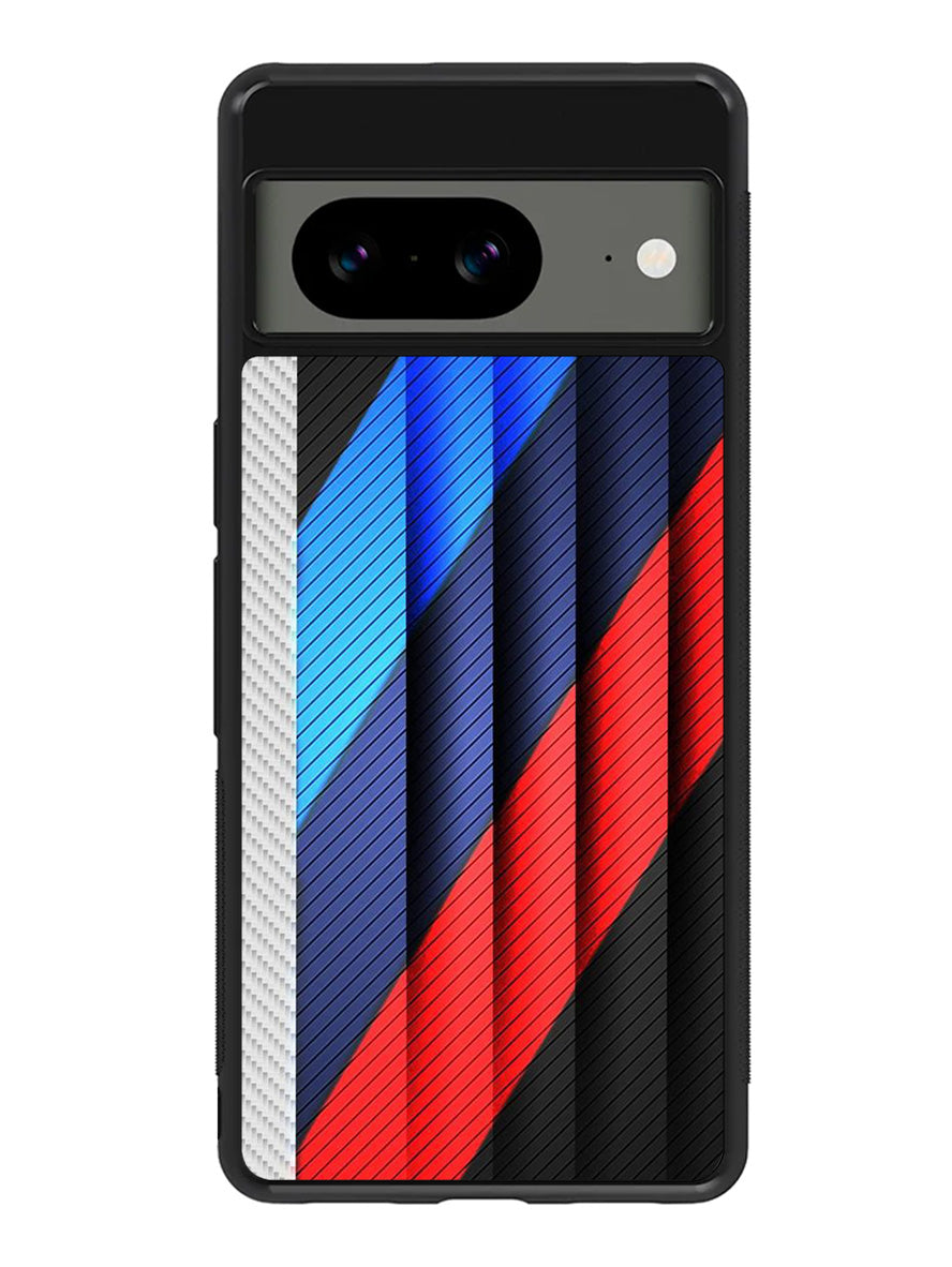 BMW Stripes On Metal Google Pixel 8 Case QC11182