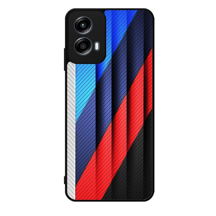 BMW Stripes On Metal Motorola Moto G Play 2024 Case OV11182