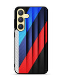 BMW Stripes On Metal Samsung Galaxy S24 FE 5G Case OV11182