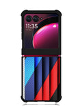 BMW Stripes On Metal Motorola Moto Razr Plus 2023 , Moto Razr+ 2023 Case OV11182