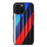 BMW Stripes On Metal iPhone 16 Pro Case OV11182