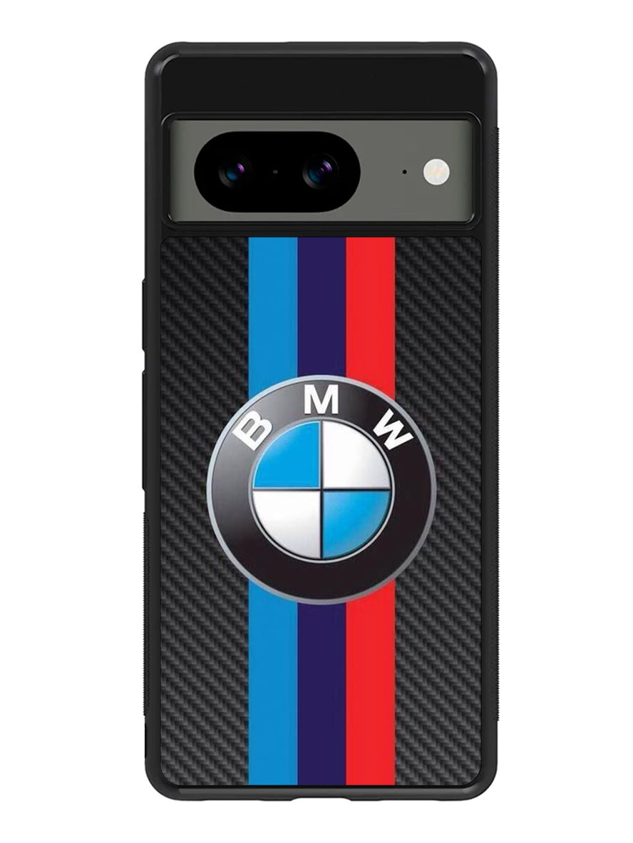 BMW Carbon Stripes Logo Google Pixel 8A Case QC11168