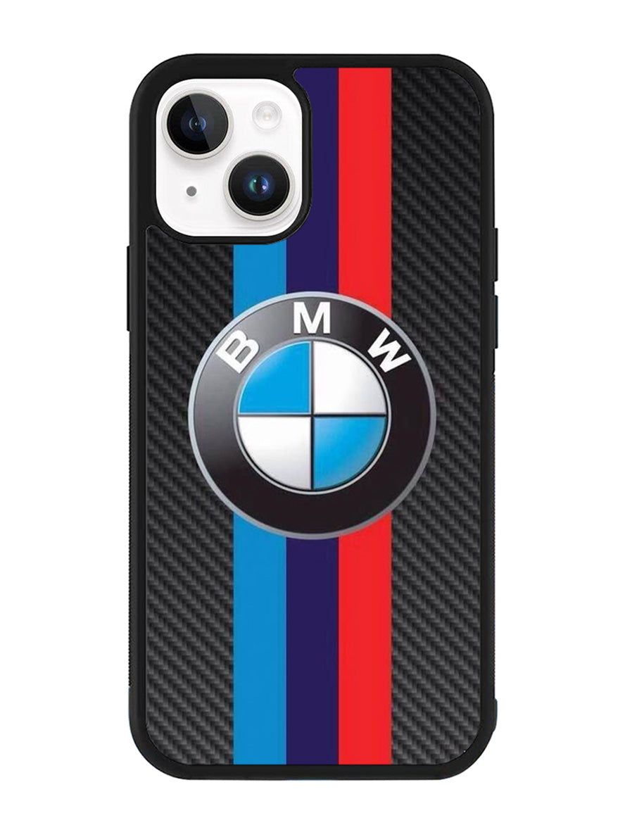 BMW Carbon Stripes Logo iPhone 14 Case QC11168