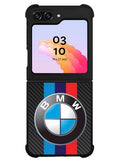 BMW Carbon Stripes Logo Samsung Galaxy Z Flip 5 5G 2023 Case OV11168