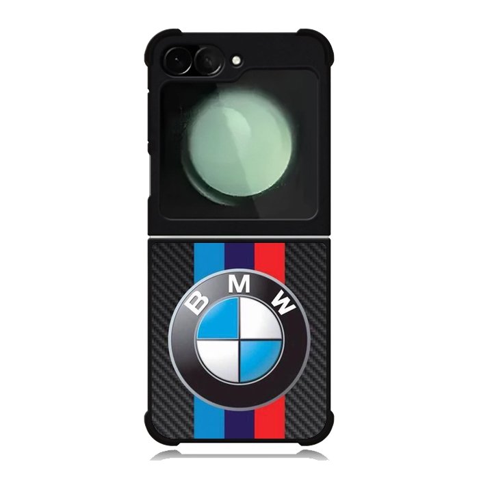 BMW Carbon Stripes Logo Samsung Galaxy Z Flip 6 5G 2024 Case OV11168