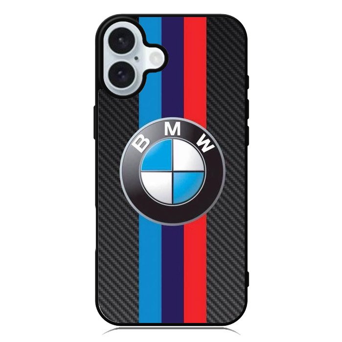 BMW Carbon Stripes Logo iPhone 16 Case QC11168