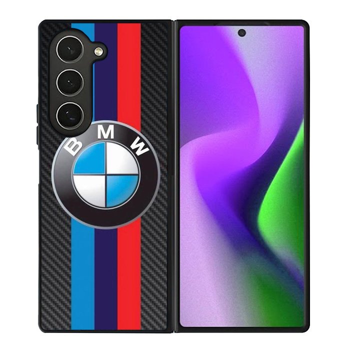 BMW Carbon Stripes Logo Samsung Galaxy Z Fold 6 5G 2024 Case OV11168
