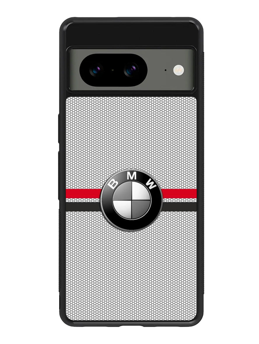 BMW Racing Red Black Logo Google Pixel 8A Case QC11179