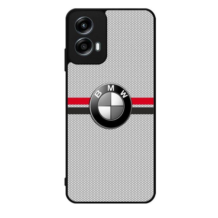 BMW Racing Red Black Logo Motorola Moto G Play 2024 Case OV11179