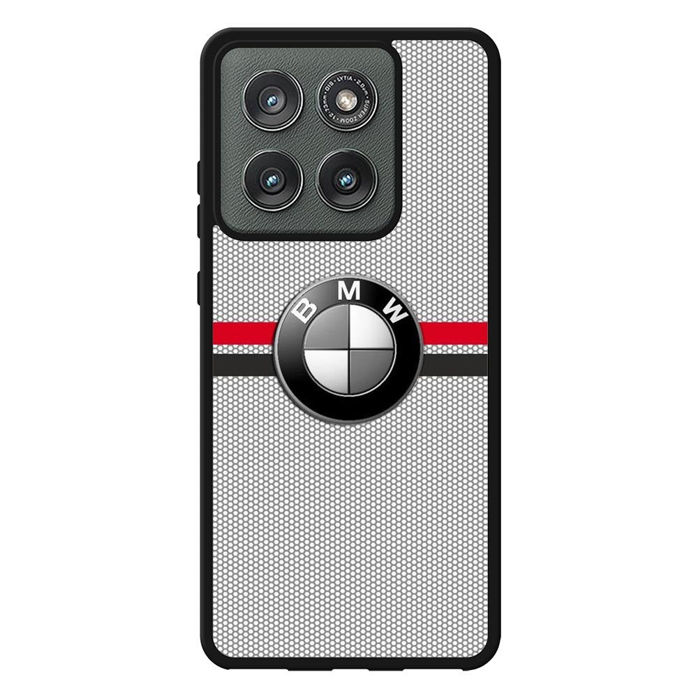 BMW Racing Red Black Logo Motorola Moto Edge 2025 Case QC11179