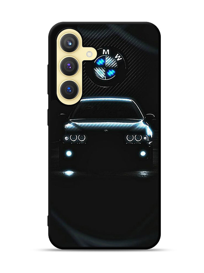 BMW Blue Neon Samsung Galaxy S24 FE 5G Case OV11167