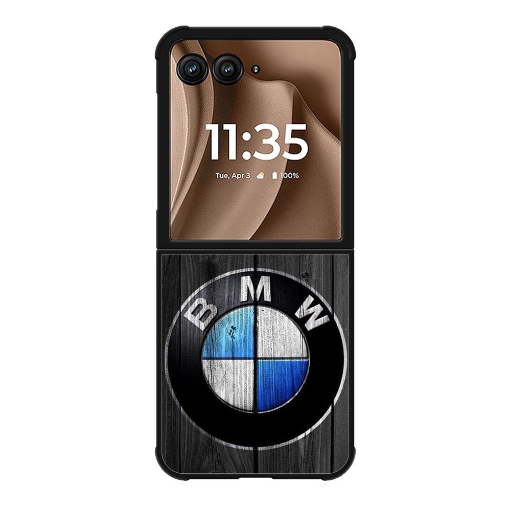 BMW Wood Logo Motorola Moto RAZR Plus 2025 Case OV11184