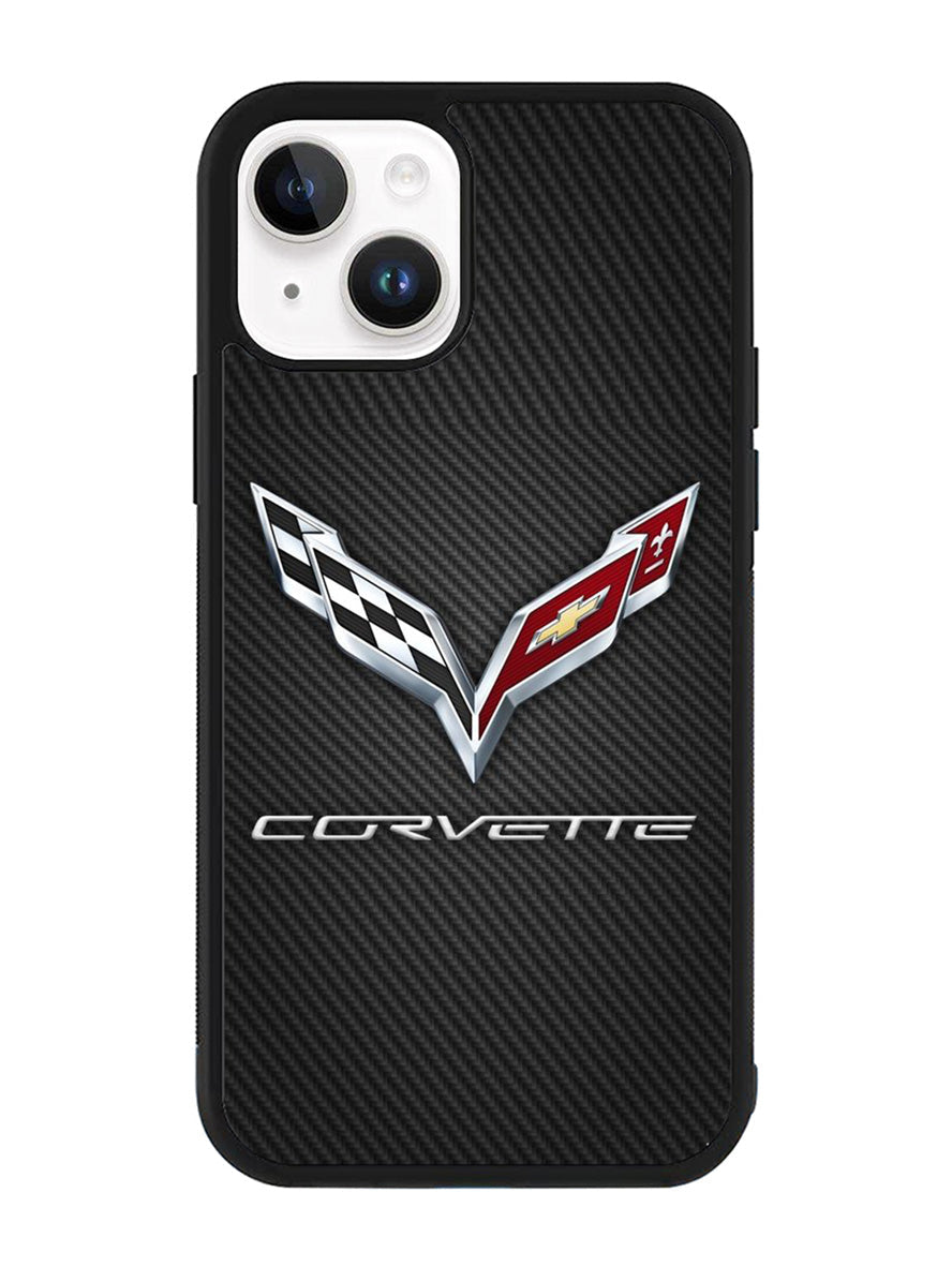 Elegant Corvette Logo iPhone 15 Case