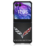 Elegant Corvette Logo Motorola Moto Razr Plus 2024 , Moto Razr+ 2024 Case