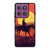 Red dead cowboy sunset Art Motorola Moto Edge 60 Pro Case OV10805