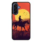 Red dead cowboy sunset Art Samsung Galaxy A17 Case OV10805