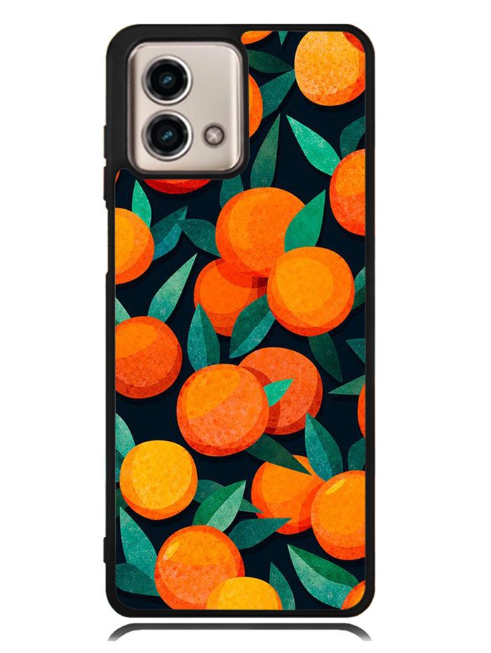 Orange Fruits Pattern Motorola Moto G Stylus 5G 2023 Case OV10786