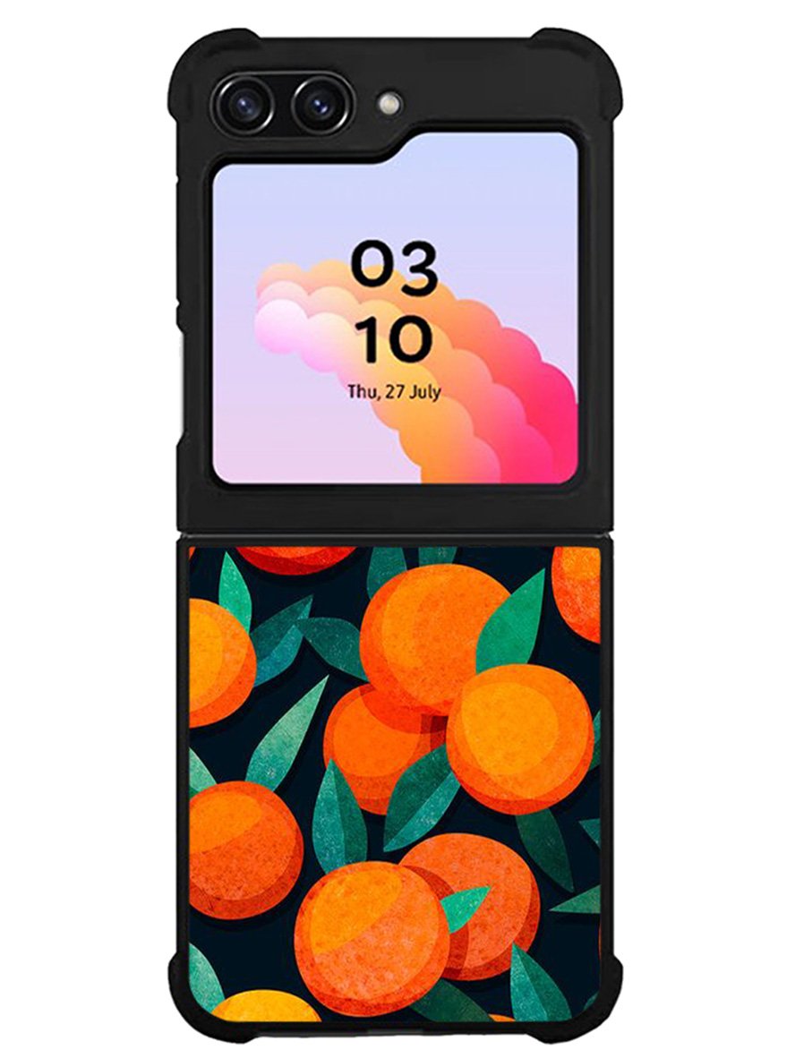 Orange Fruits Pattern Samsung Galaxy Z Flip 5 5G 2023 Case OV10786