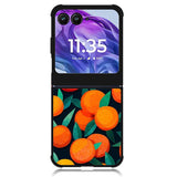 Orange Fruits Pattern Motorola Moto Razr Plus 2024 , Moto Razr+ 2024 Case OV10786