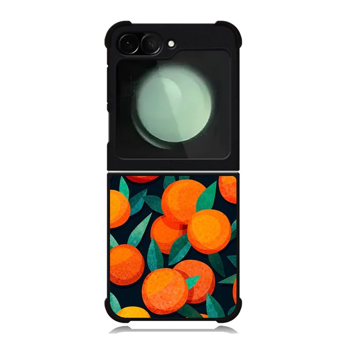 Orange Fruits Pattern Samsung Galaxy Z Flip 6 5G 2024 Case OV10786