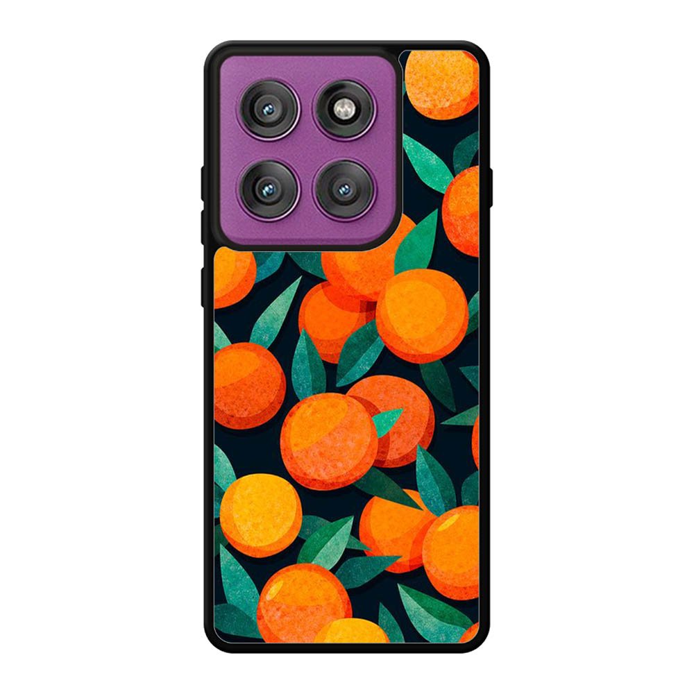 Orange Fruits Pattern Motorola Moto Edge 60 Pro Case QC10786