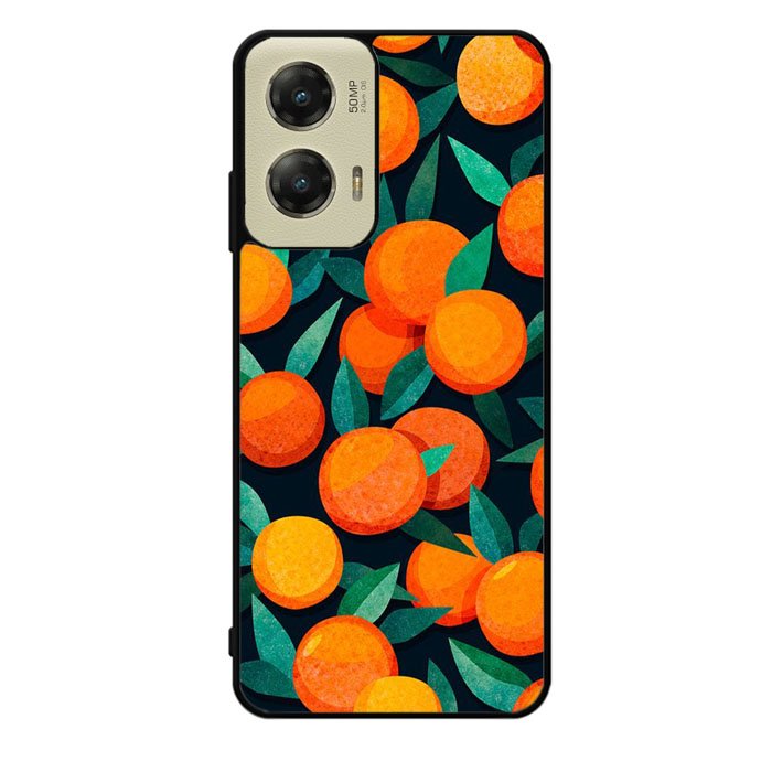 Orange Fruits Pattern Motorola Moto G Stylus 5G 2024 Case OV10786