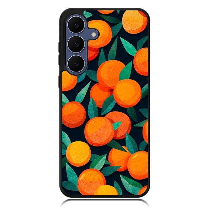 Orange Fruits Pattern Samsung Galaxy S25 FE Case OV10786