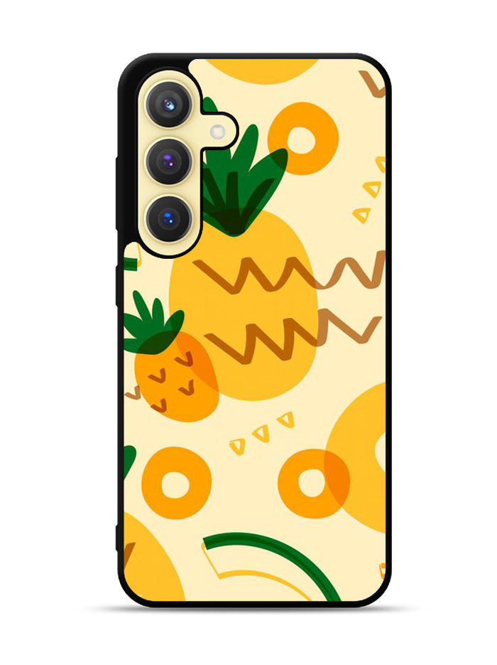 Tropical pineapple fruit pattern Samsung Galaxy S25 Plus 5G , Samsung Galaxy S25+ 5G Case OV10739