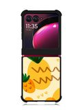 Tropical pineapple fruit pattern Motorola Moto Razr Plus 2023 , Moto Razr+ 2023 Case OV10739